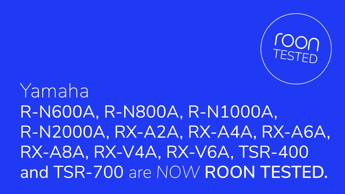 1 Yamaha Opening Roon Tested 1200X675 (Twitter) Roon Labs